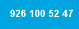 926 100 52 47 926 100 52 47